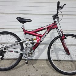Next mountain bike 26 inches 
full suspension ( frame & fork) 
