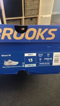 Brooks Ghost 18 Men's Running Shoes Size 13 Wide