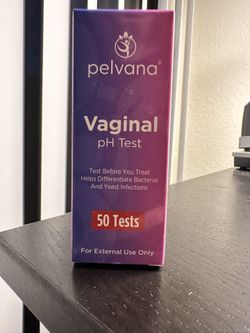 Pelvana Vaginal pH Test Strips for Women – 50 Strips