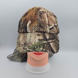 Outdoor Cap Camo Hunting Mesh Facemask Adjustable SnapbackHat