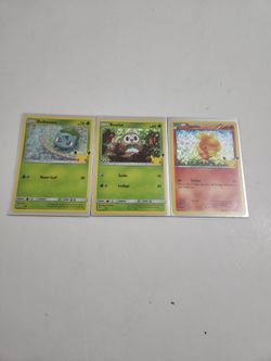 Pokemon card lot of 3 McDonald's promo holos