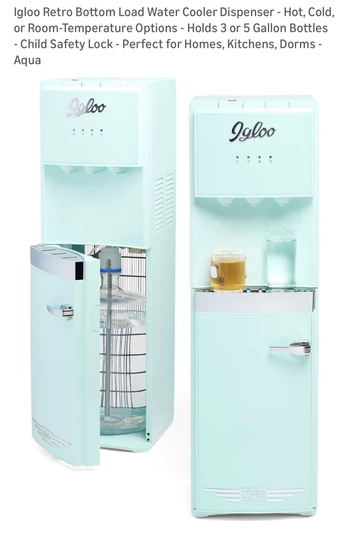 Retro Home Office & Man Cave Water Cooler