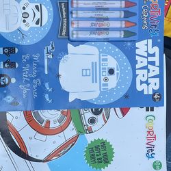 Star Wars kids coloring books.