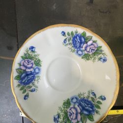 Robinson Design Japan Vintage 1989 Bone China English Garden Replacement Saucer Good vintage condition, slight loss of gold trim (picture) Mix & match