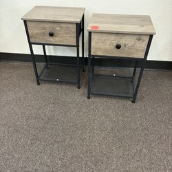 2 Pc Night Stands 