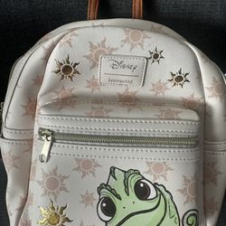 Disney Loungefly Rapunzel Pascal Sun Mini Backpack