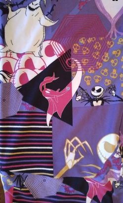 Lularoe Jack Skellington Kids S/M leggings
