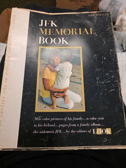 JFK Memorial magazines and local paper.