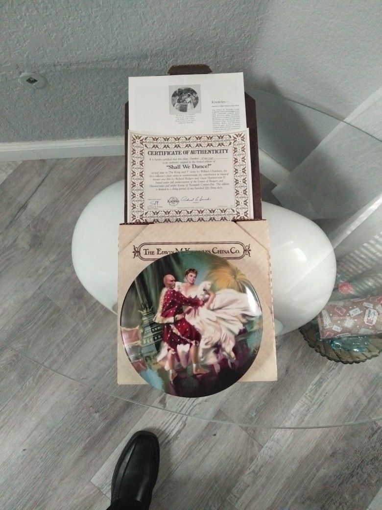 The Edwin M Knowles China Co., "Craftsmanship" In Box