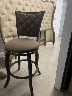 Bar Height, Swivel Stools, Quilted (x3)
