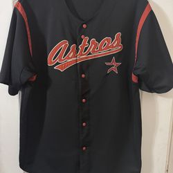 Two Vintage Astros Jerseys
