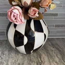 Vase With Flowers  .