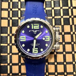 Swiss Legend Ambassador Blue/Rubber Ø47 mm watch