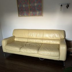 Vintage  Leather Couch 