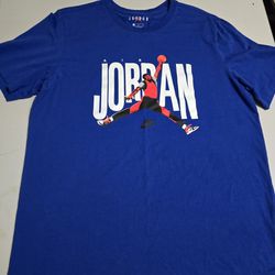 Nike Michael Jordan Shirt Red Blue