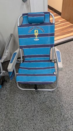 Set of two Tommy Bahama backpack beach chairs. Located in the city of Orange right by Angel Stadium. $15 for the pair