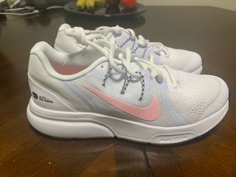 Nike Women's Zoom Span 3 Running Shoes in the "White/Arctic Punch-Football Grey" colorway
