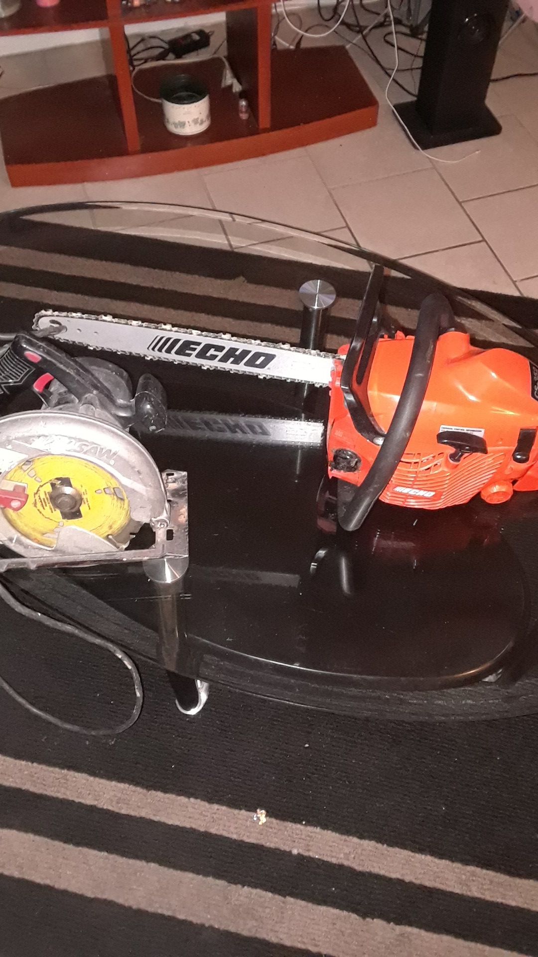 Brand new echo chainsaw for both items