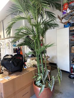 9 ft faux (artificial) palm tree
