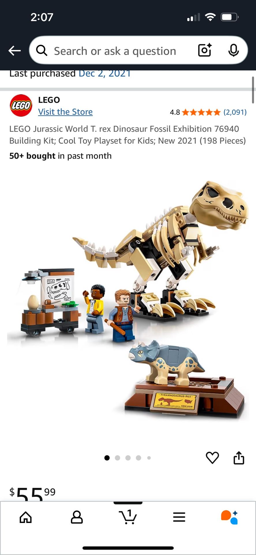 Set Of 2 Lego Dinosaurs Toys