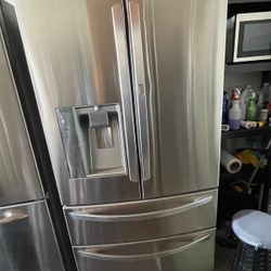 LG Refrigerator Door In Door Stainless Steel