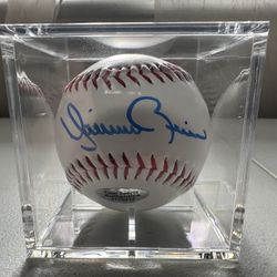 MARIANO RIVERA SIGNED NEW YORK YANKEES HOF AUTOGRAPHED BASEBALL W/CUBE & COA 833