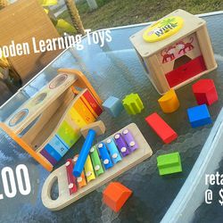 Wooden Leaning Toys