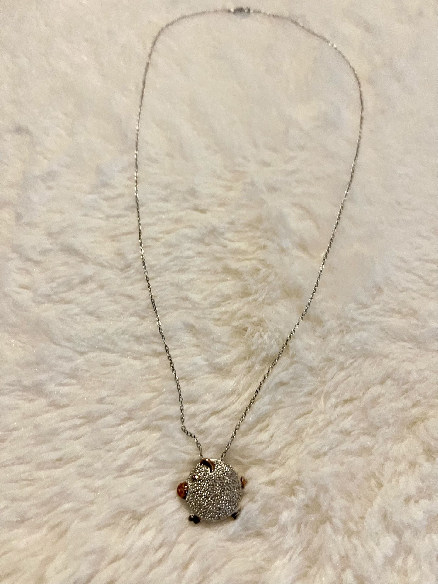 Pig Charm Necklace