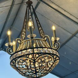 Medium Size Vintage  Chandelier 