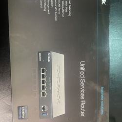 D-Link Unified Services VPN Router for Small to Medium Business DSR250V2