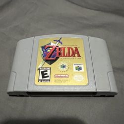Nintendo 64 Zelda Ocarina Of Time Game 