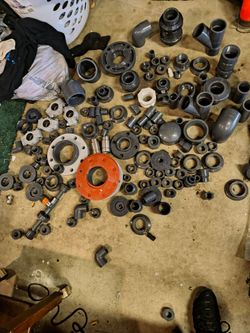 Large Lot of PVC Pipe Fittings