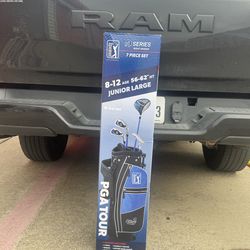 PGA Tour G1 Series Junior Golf Club Set, 7 Piece, Ages 8-12 Large, Right Hand Dexterity