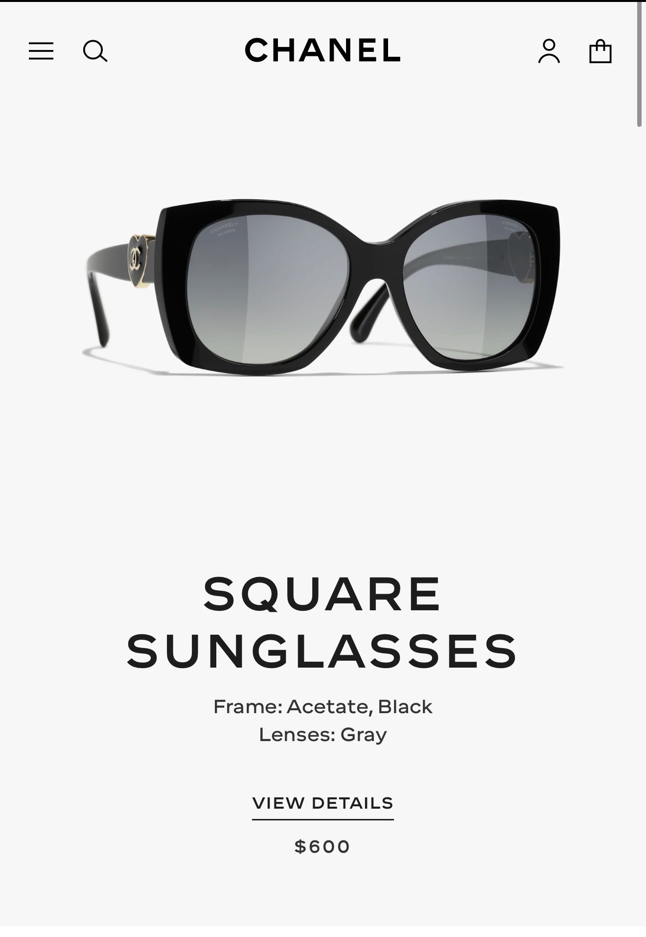 Chanel Sunglasses (AUTHENTIC & Proof Of Purchase)