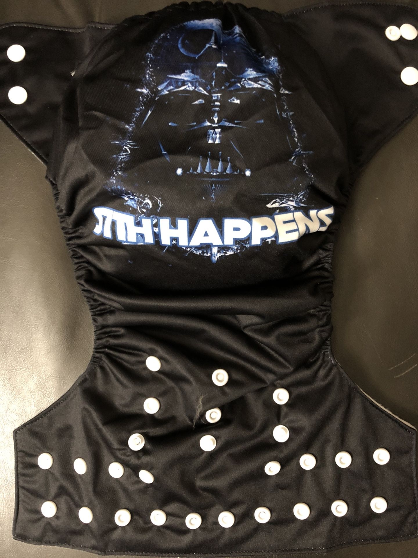 New in package Star Wars dark side darth Vader Sith happens pocket cloth diaper