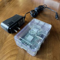 Raspberry Pi 3 (Model B Rev 2) + CanaKit Case and Cable