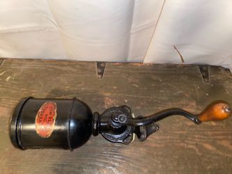 antique 1900s coffee grinder