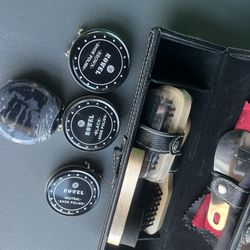 10PC Shoe Polish & Care Kit - Leather Shoe Shine Kit for Men & Women w/Brown, Black, Neutral Polish