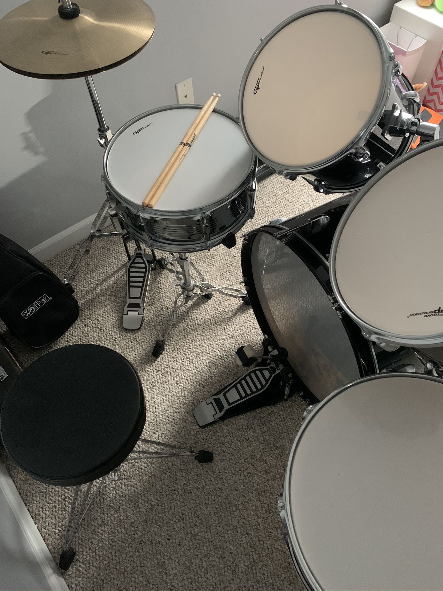 Groove Percussion Drum Set