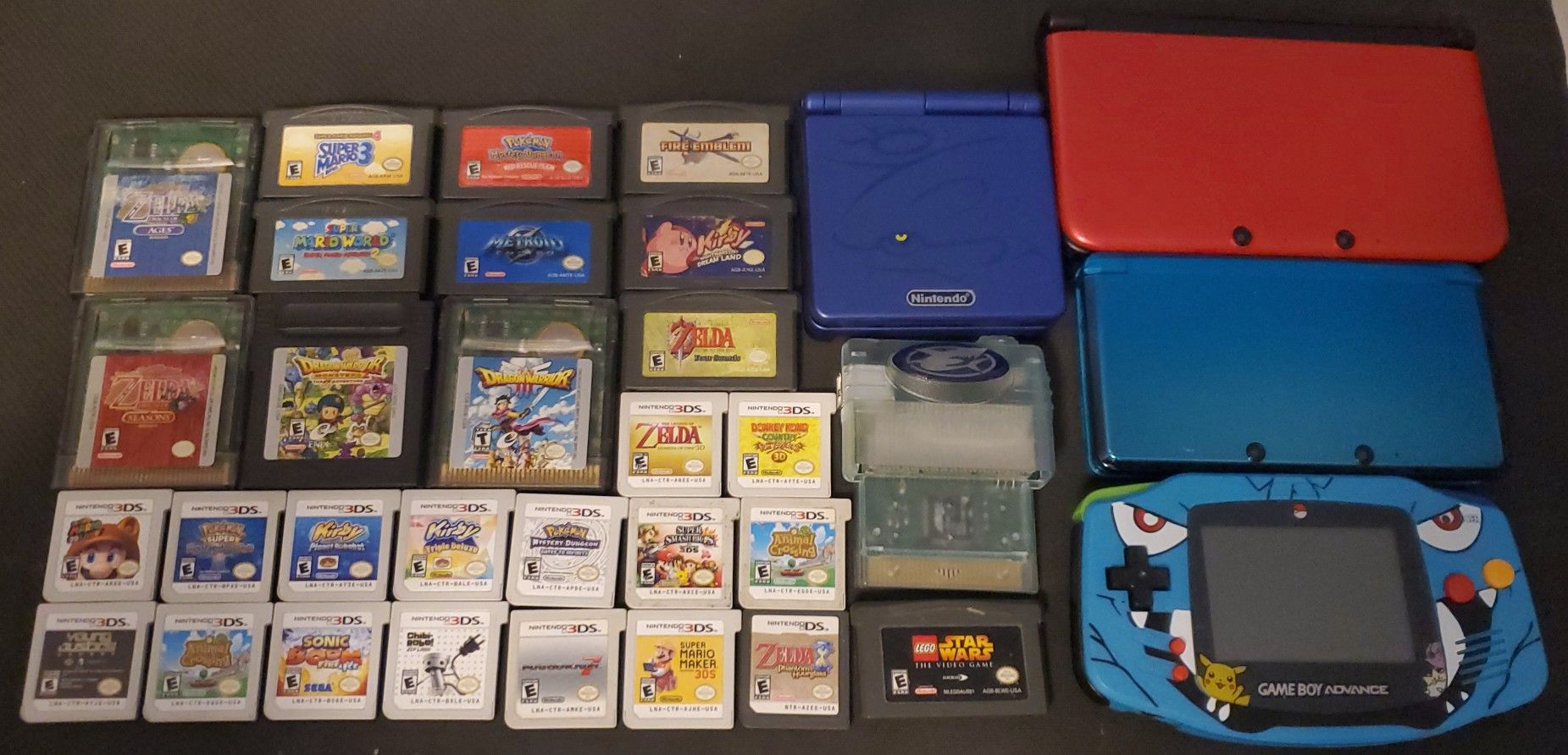 Nintendo 3ds & Gameboy Advance Games