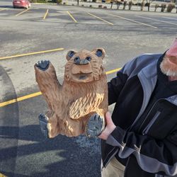 Bear Chainsaw Carving