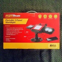 NEW Hyperbeam portable 3 panel worklight  