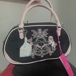 Paris Hilton Scottie Velour Bag 