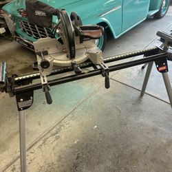 Craftsman Miter Saw And Ryobi Stand