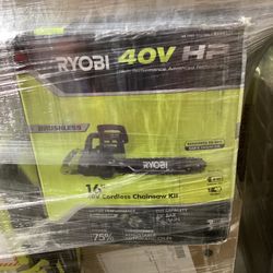 Ryobi 40v 16 In Chainsaw (tool Only)
