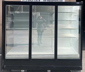 3 Glass Door Cooler With Used Remote Condensing Unit 