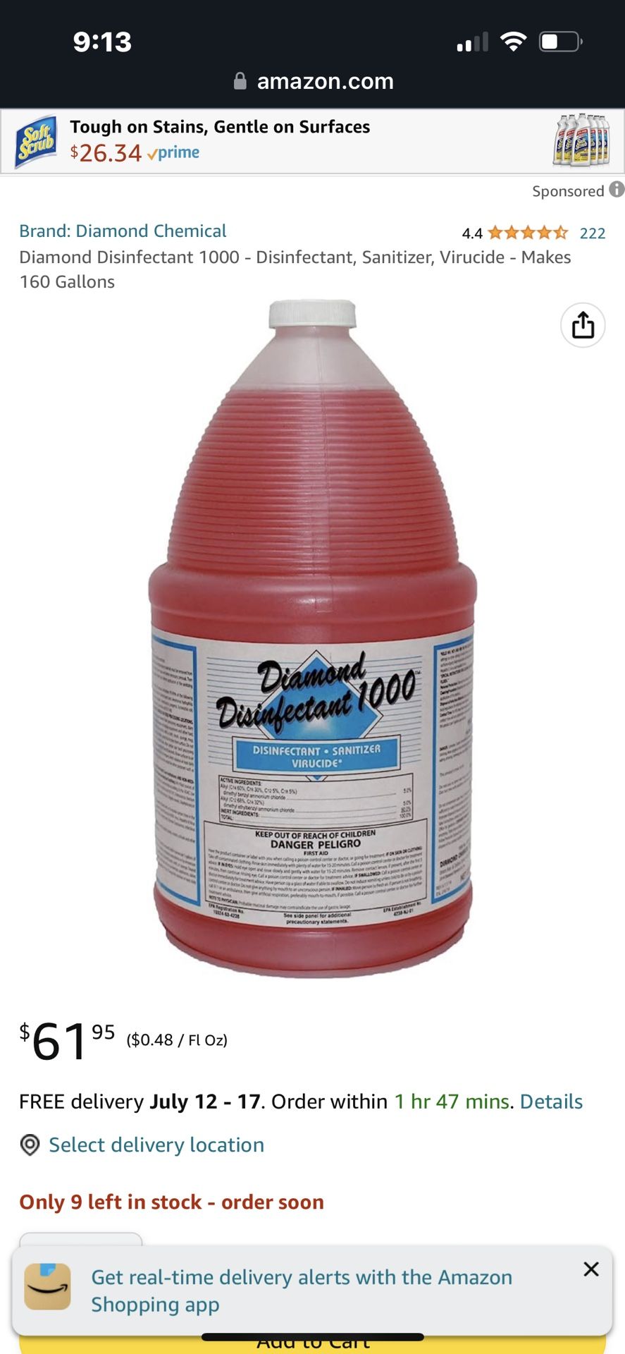 All Purpose Cleaner And Disinfectant