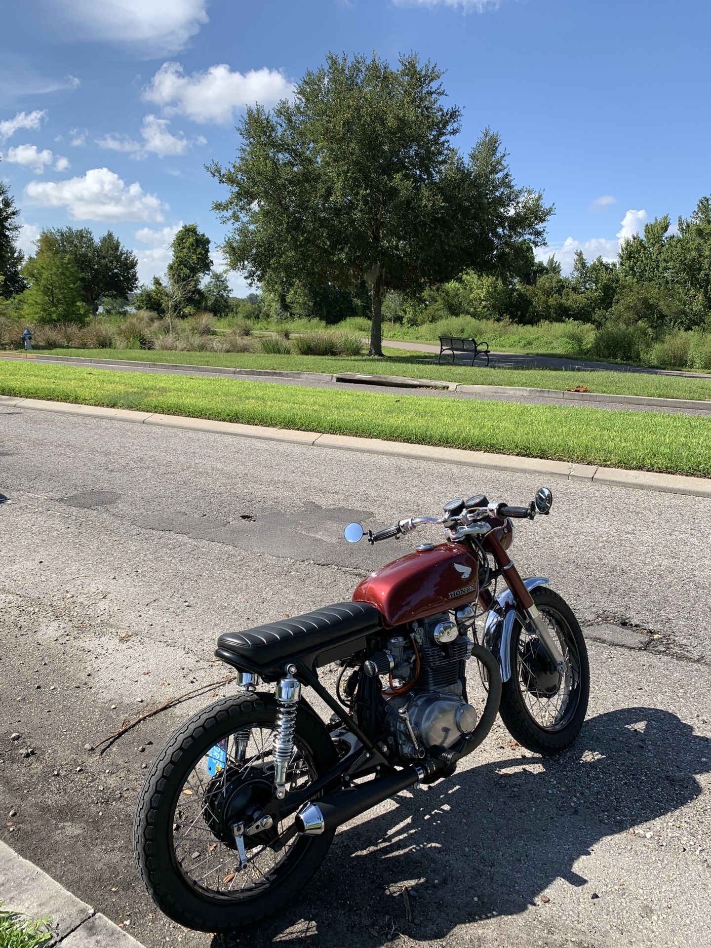 1969 Honda Cb 350 twin engine