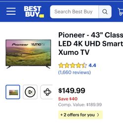 43 In Pioneer Tv 