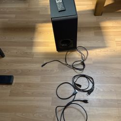  Yamaha Audio YAS-209BL Soundbar and Subwoofer